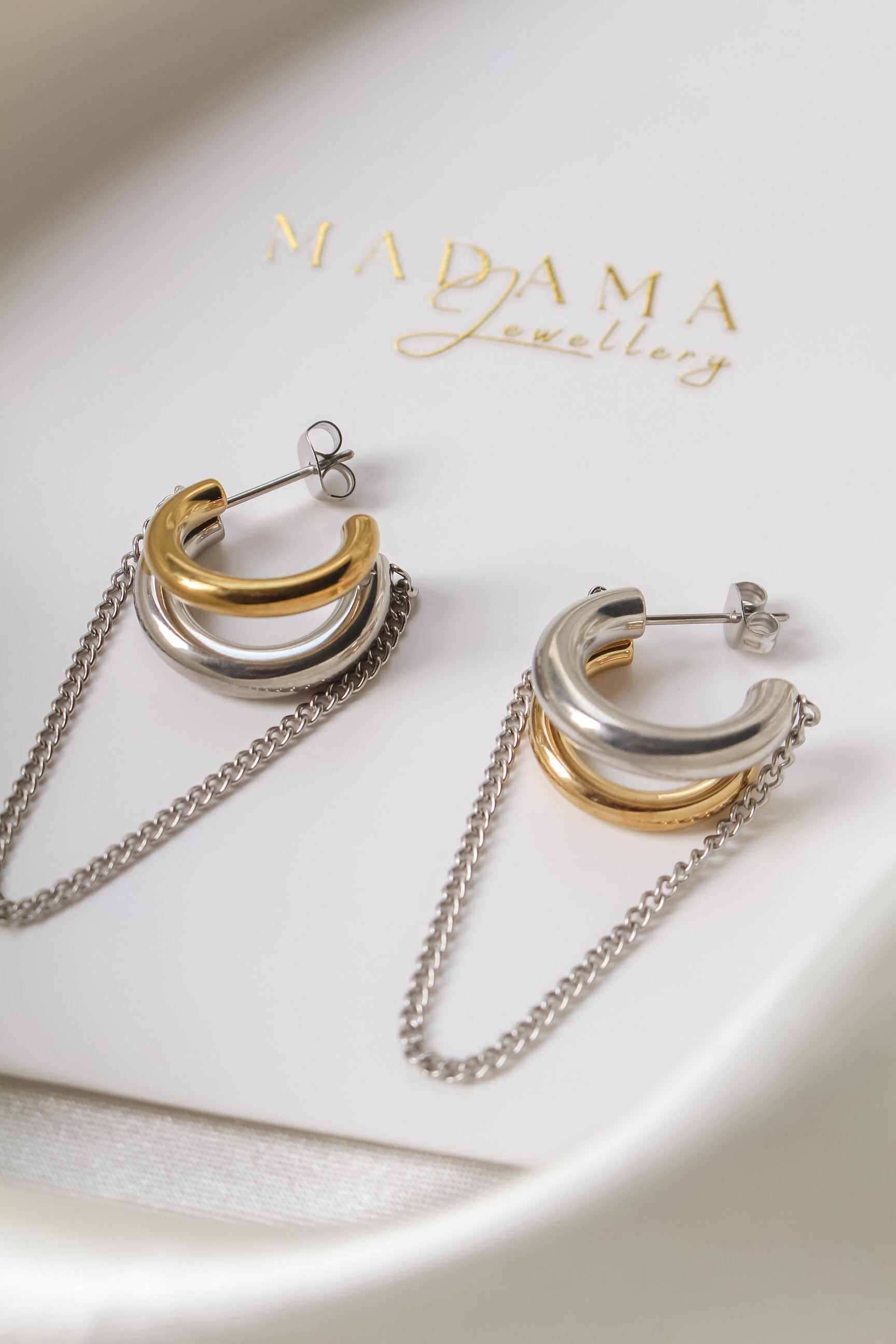 ARIELLA | Mixed Hoop earrings