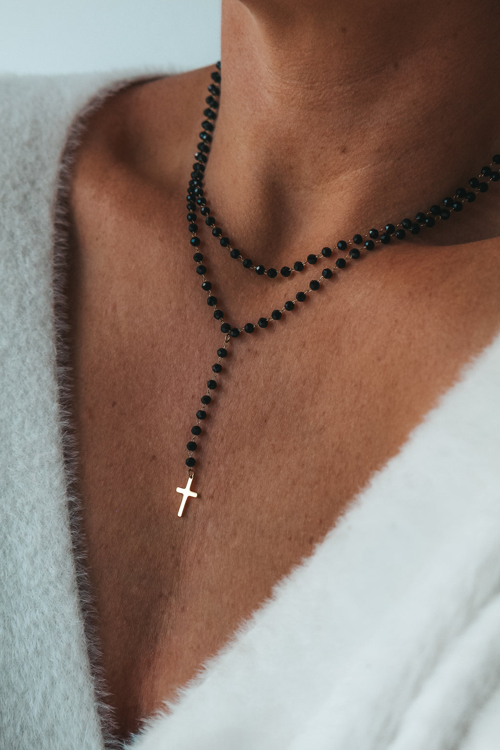 GODDESS | Double beaded necklace