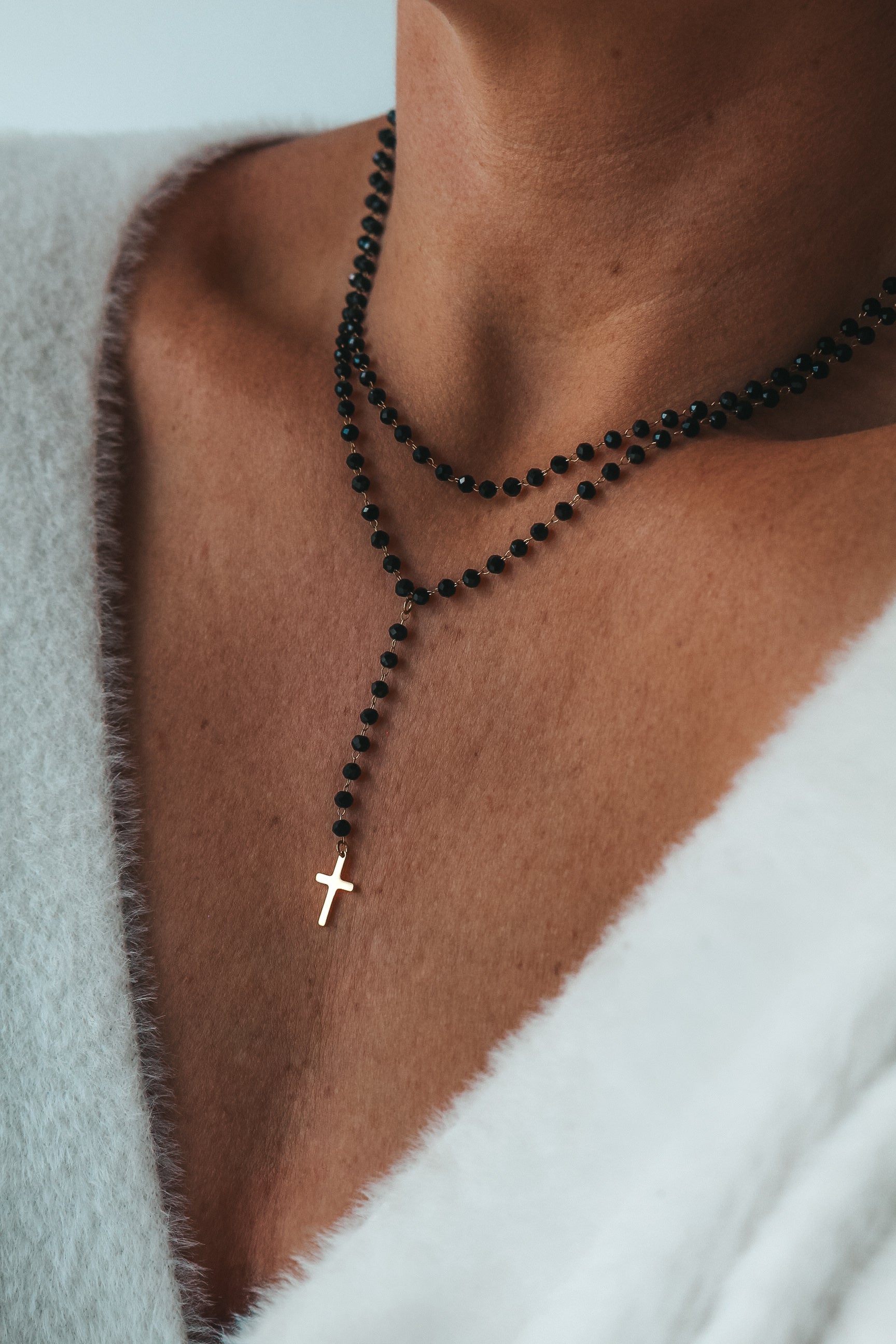 GODDESS | Double beaded necklace
