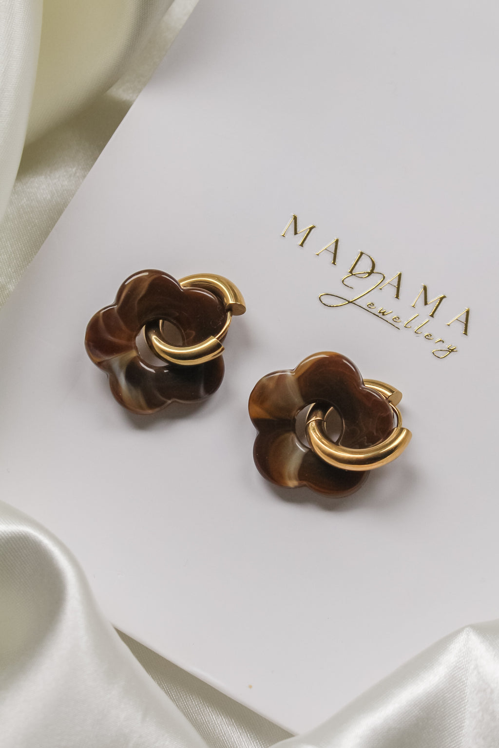 RESIN | Hoop earrings