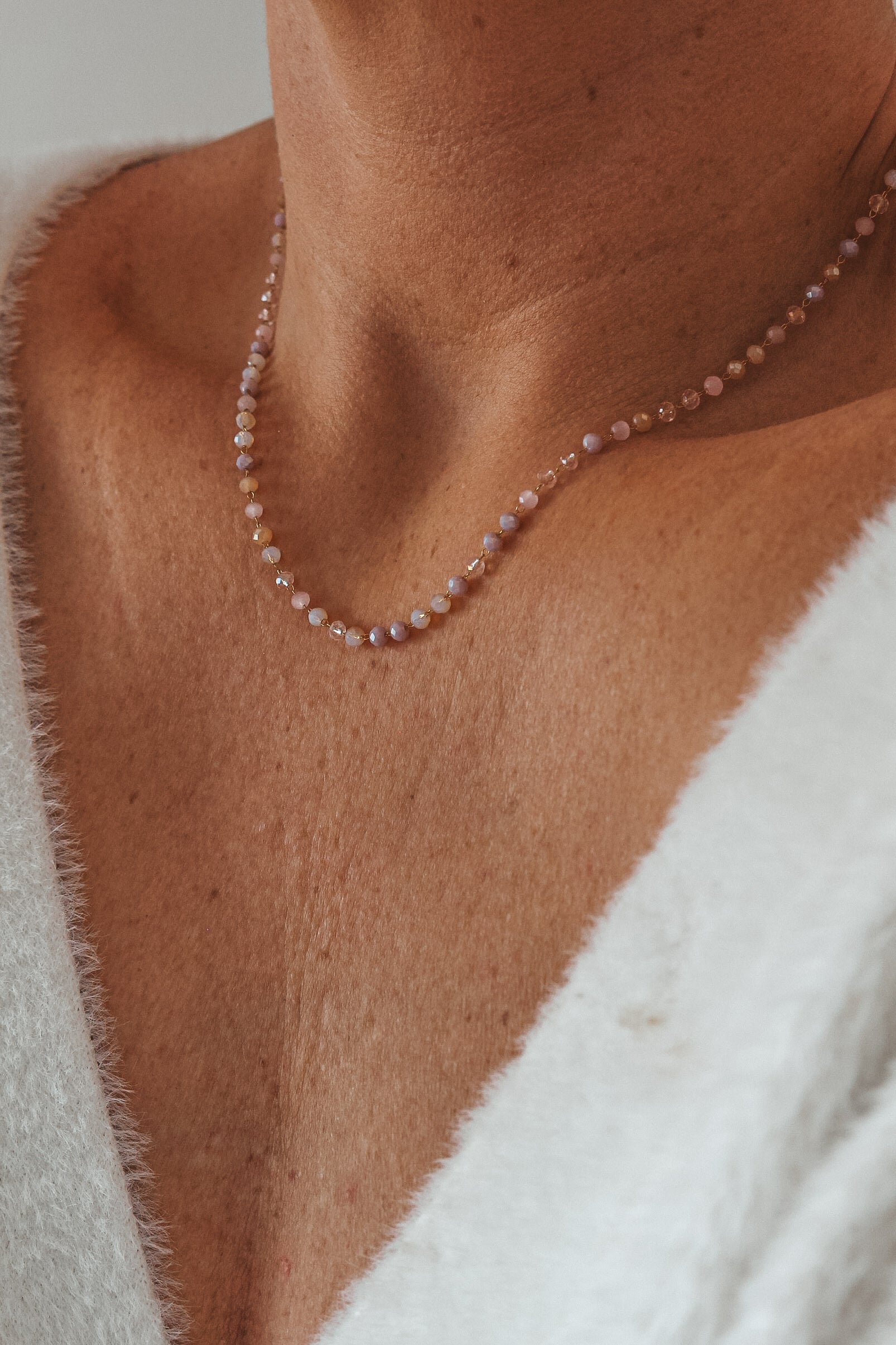 KRISTALĖ | Pink Mix colours Necklace