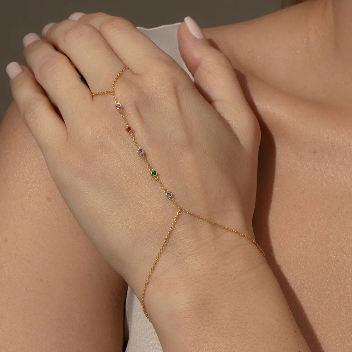SPRING | Chain bracelet with Ring