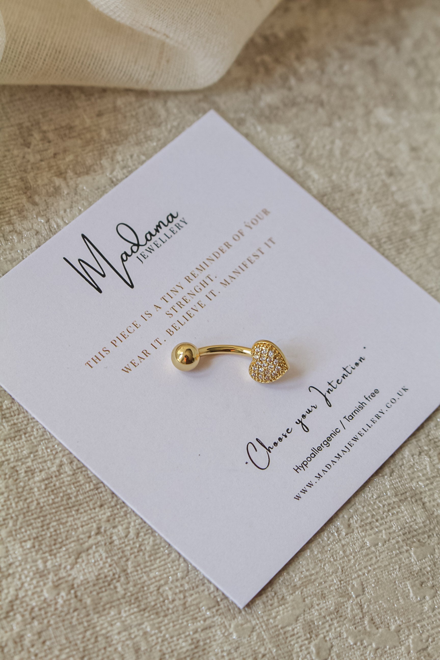 LOVE | Belly Earring