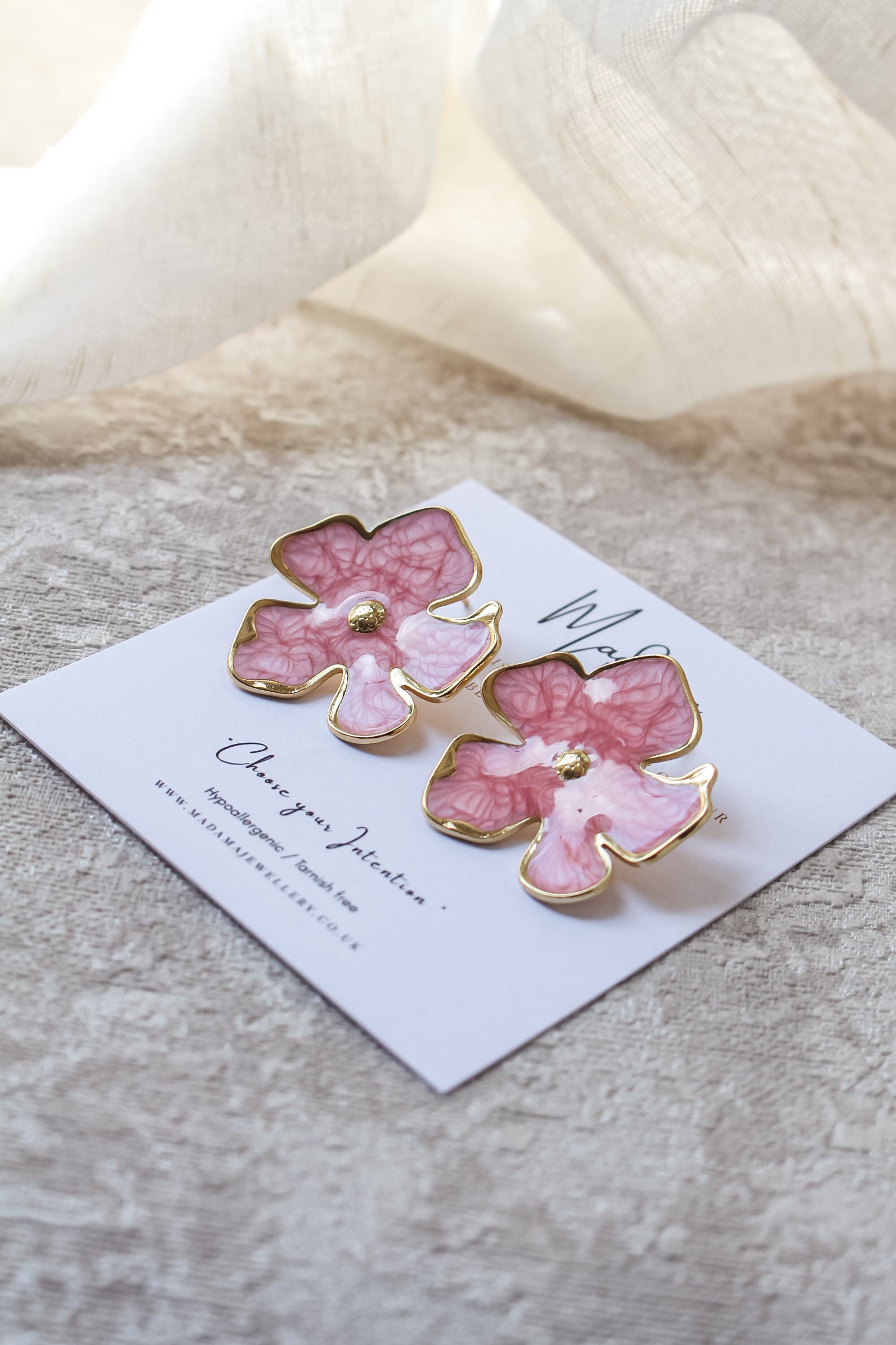 BLOOM | Pink earrings