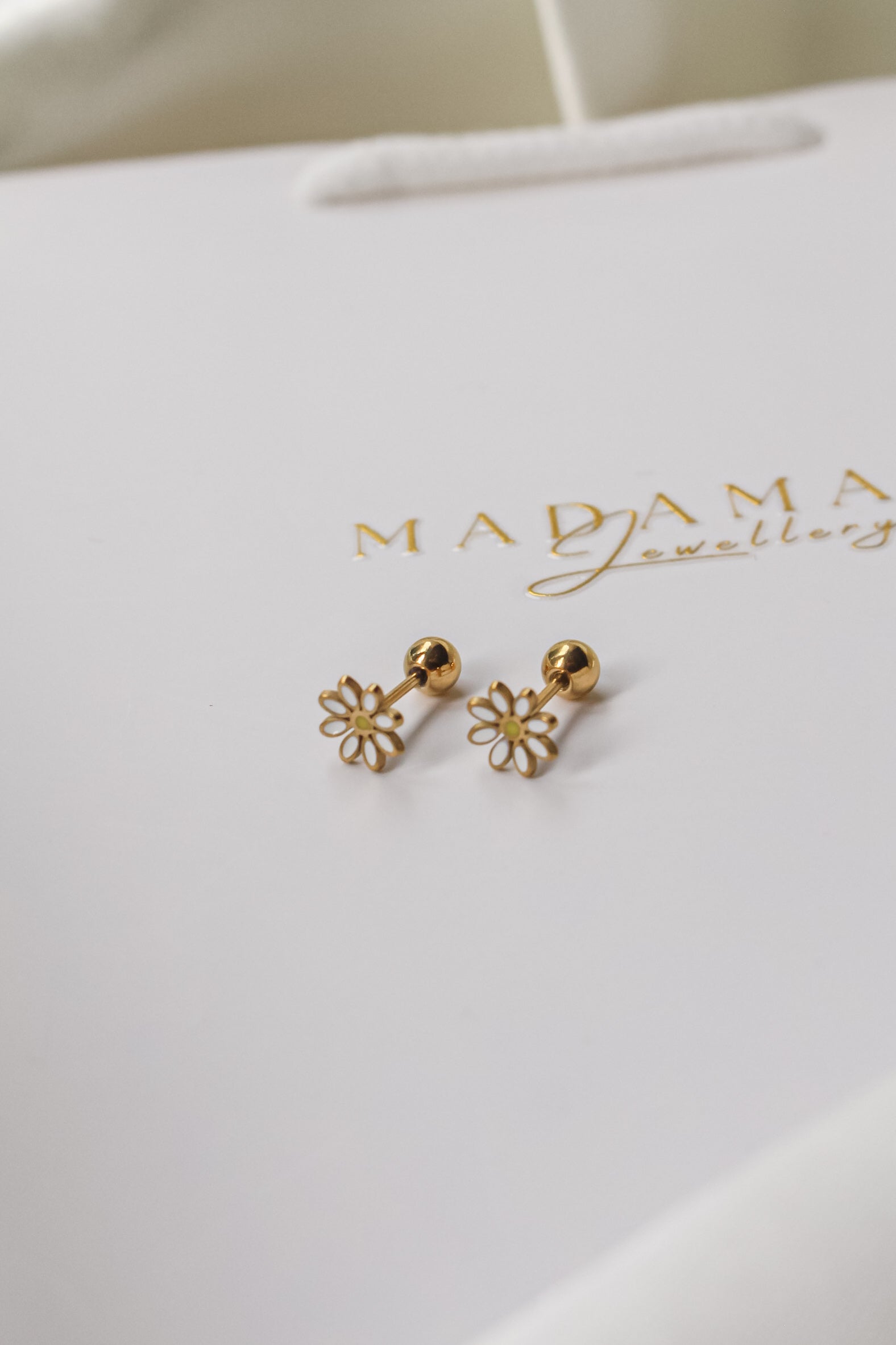 RAMUNE | Screw earrings