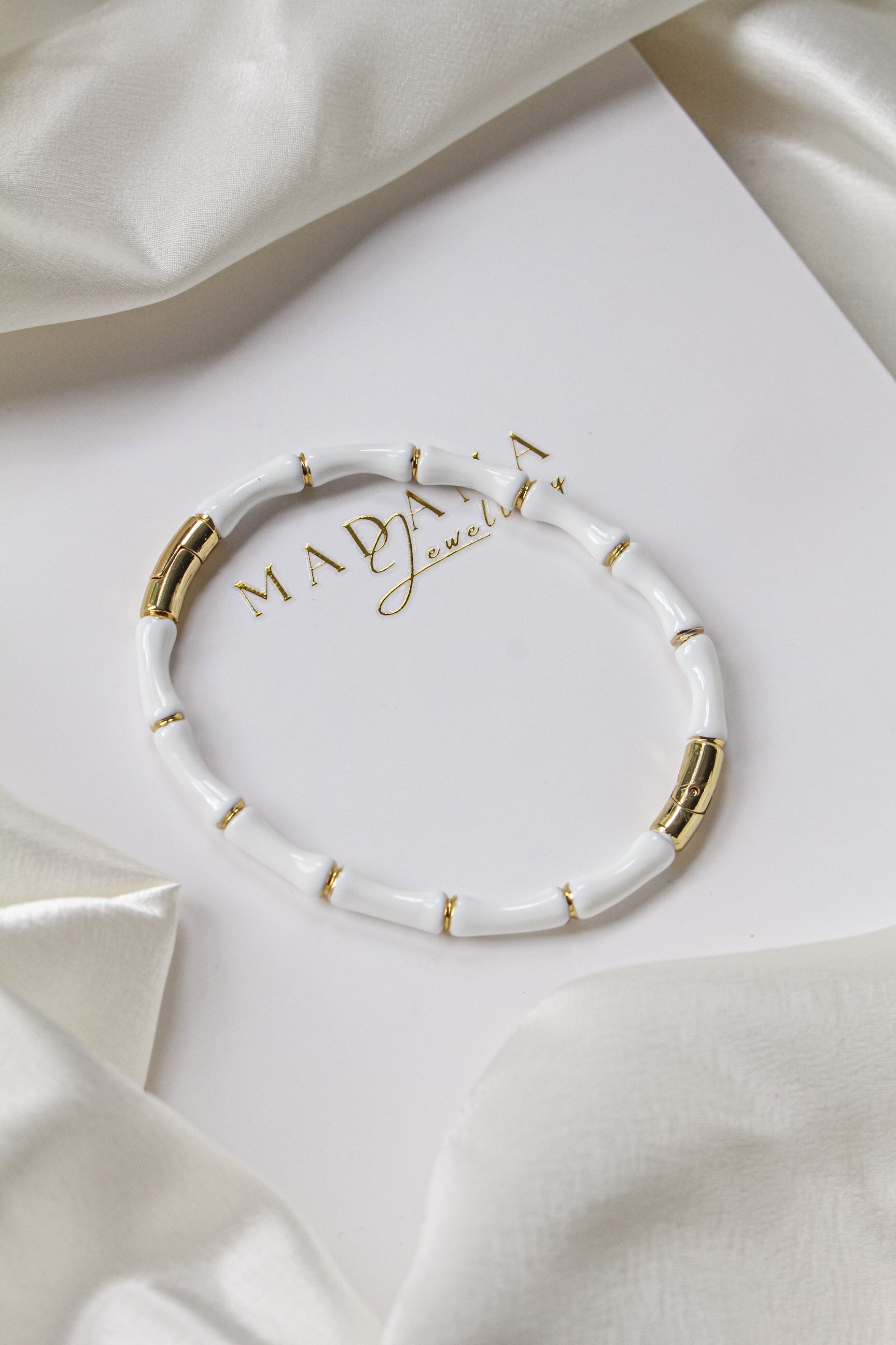 AURORA | White Bangle