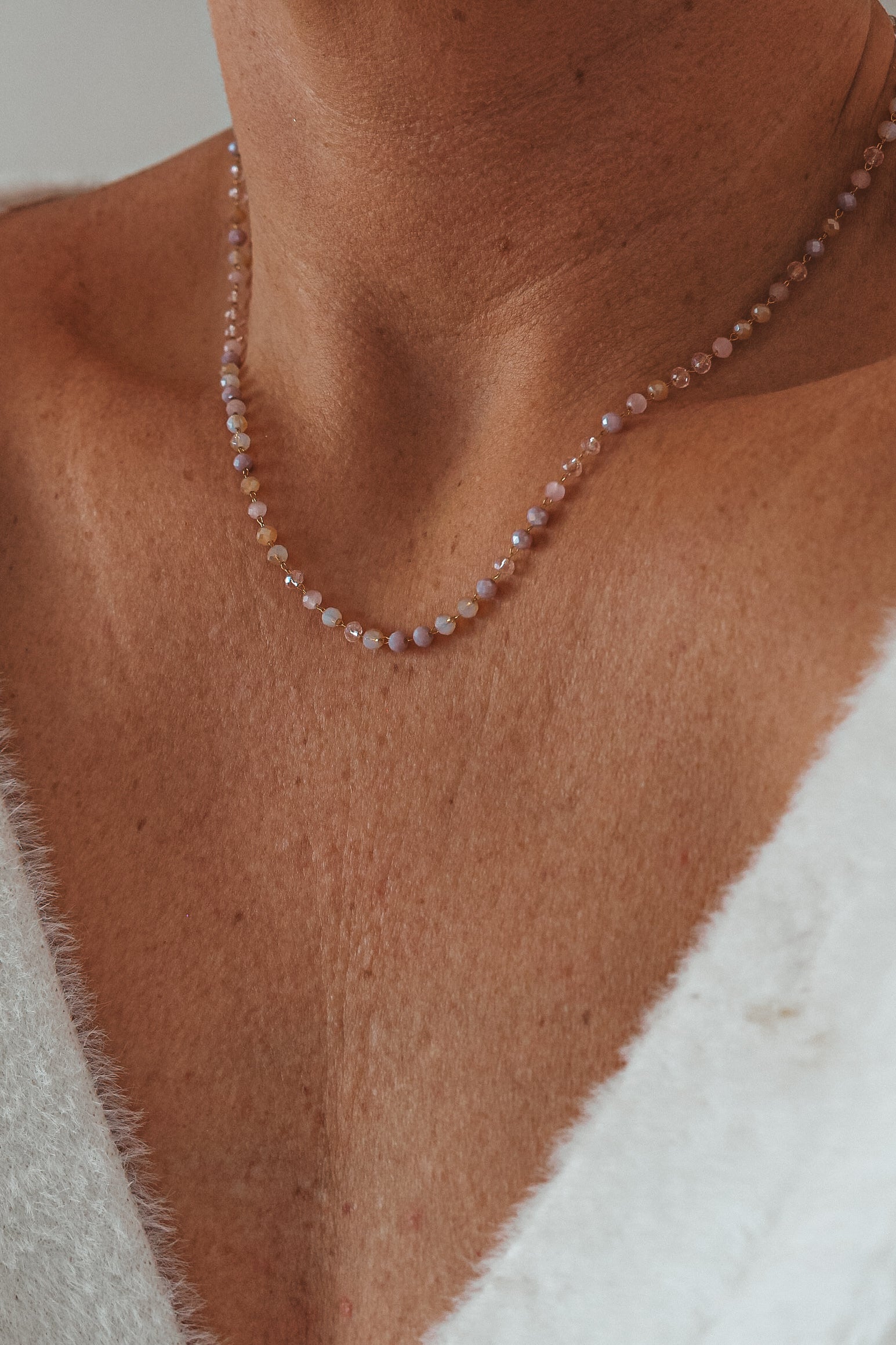 KRISTALĖ | Pink Mix colours Necklace