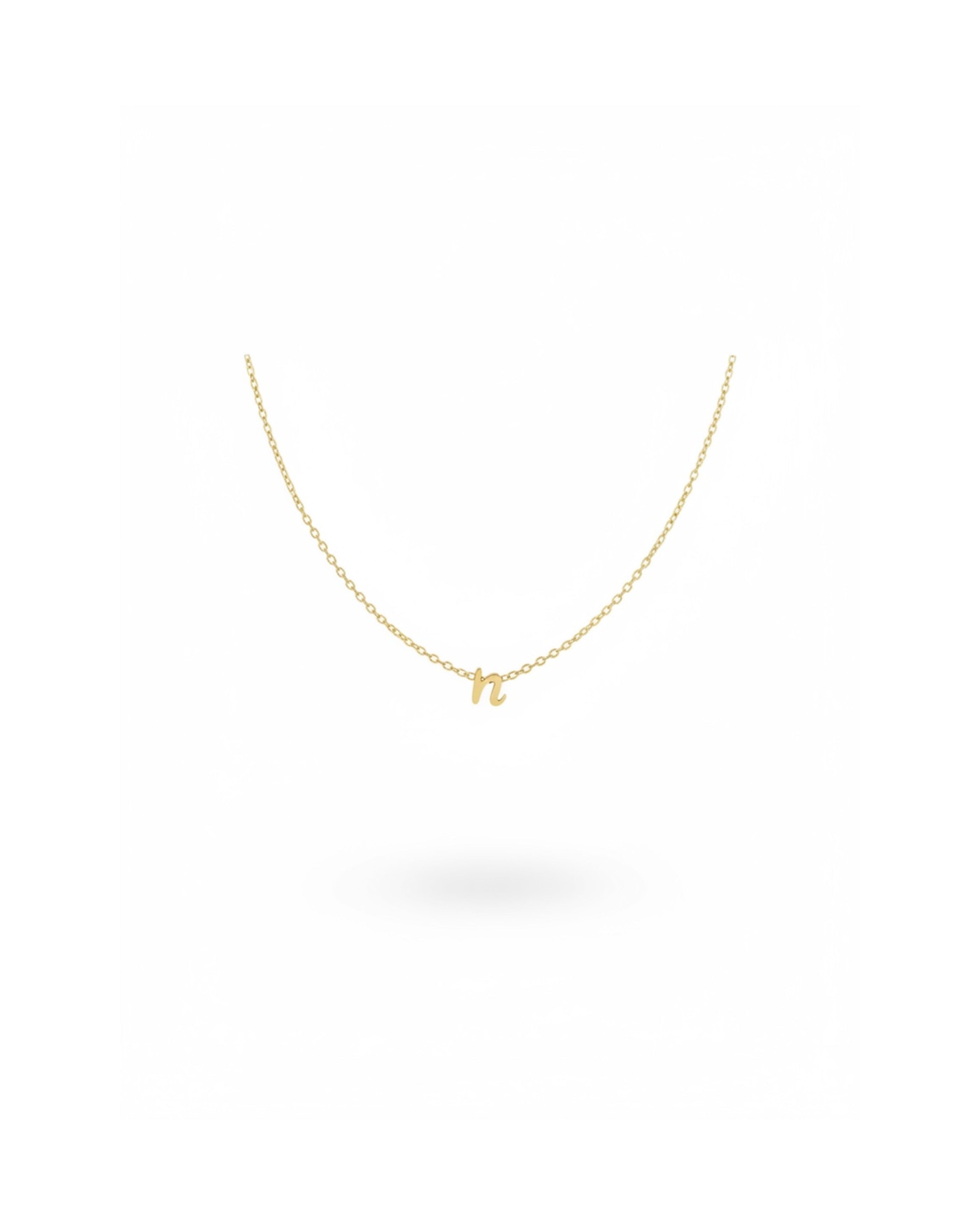 THE SIGNATURE | Mini letter necklace