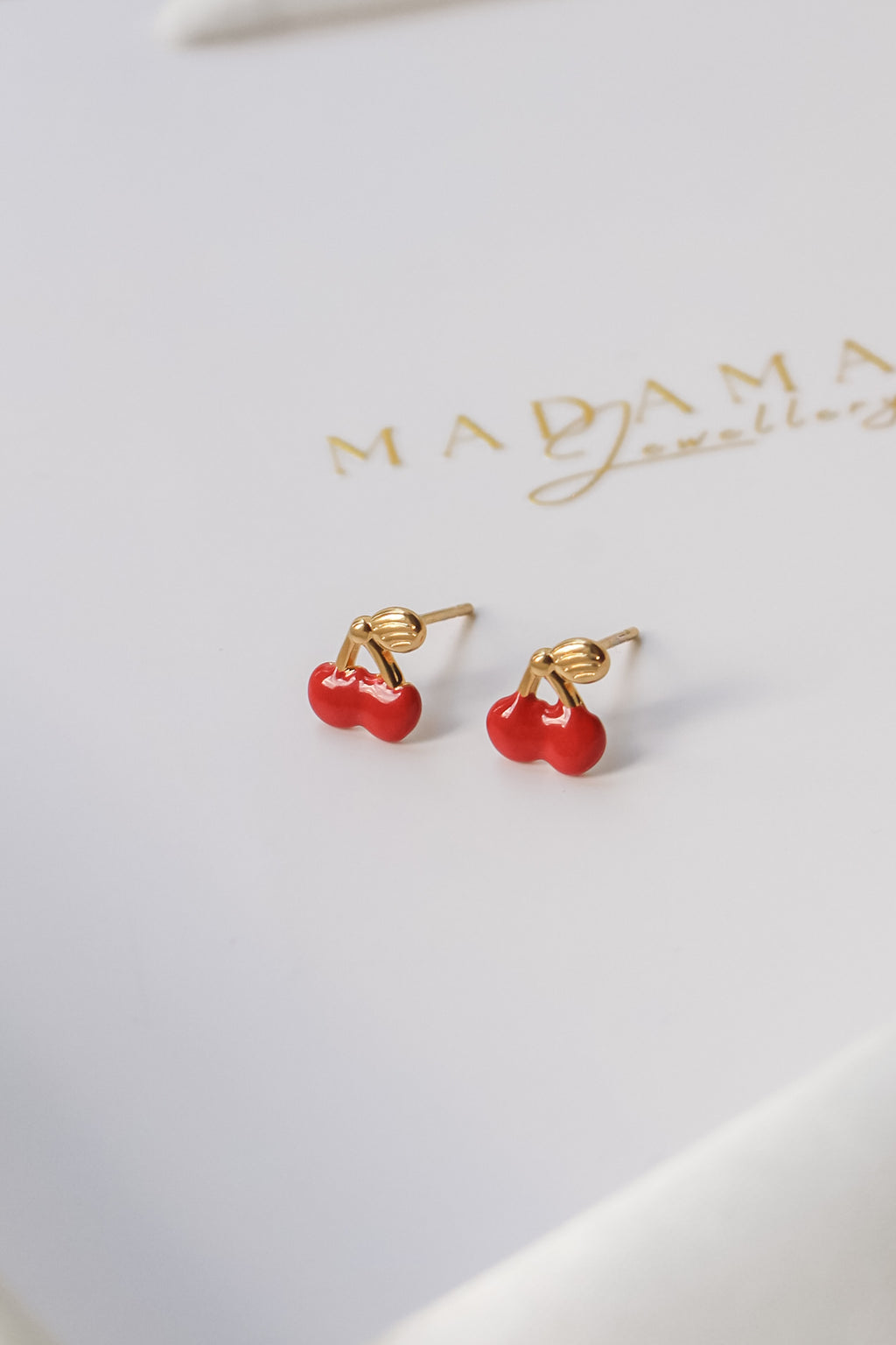 CHERRY | Stud earrings