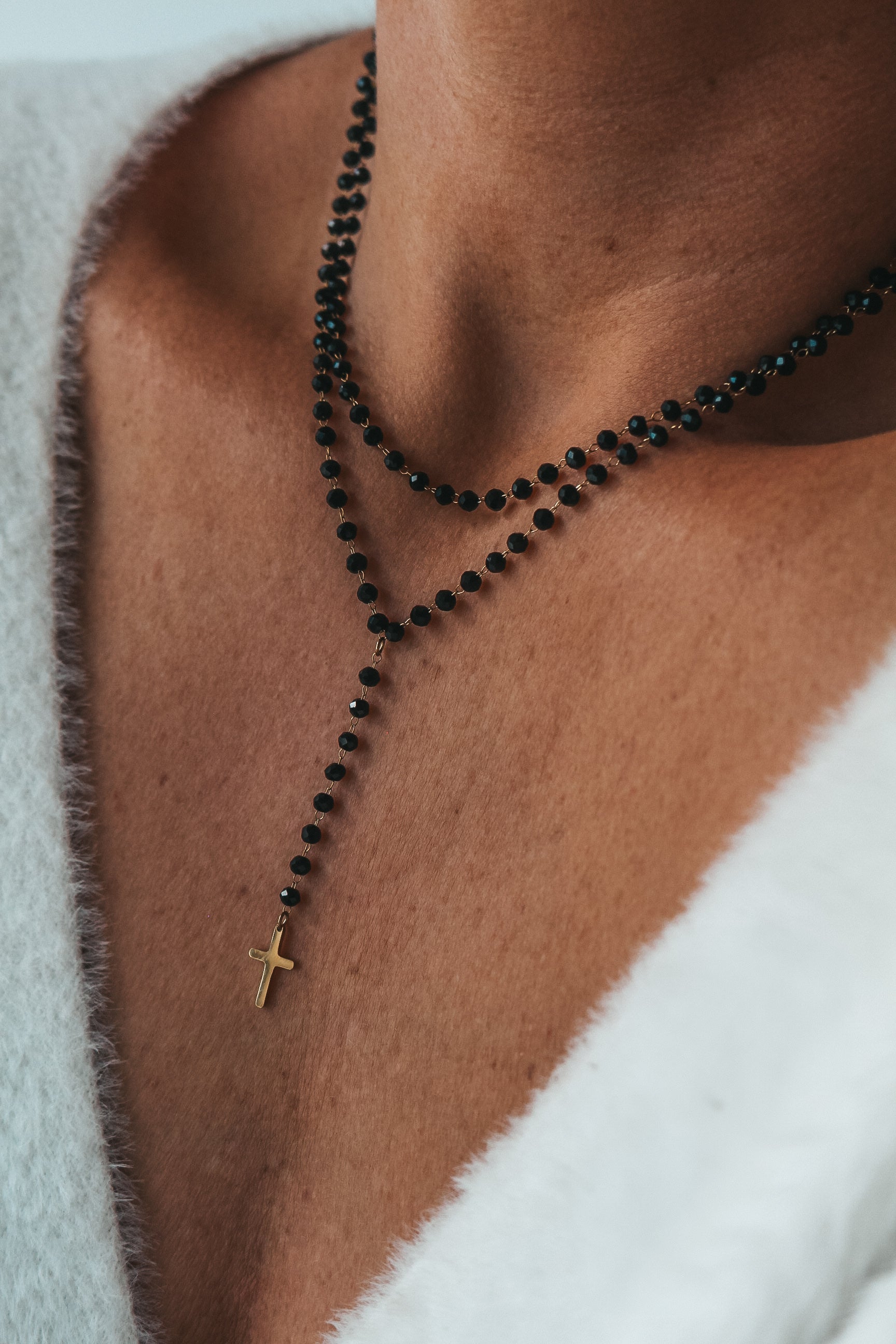 GODDESS | Double beaded necklace