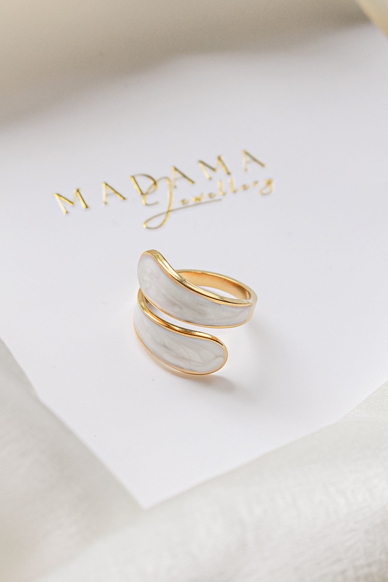 MIMOSA | Cream detail Ring