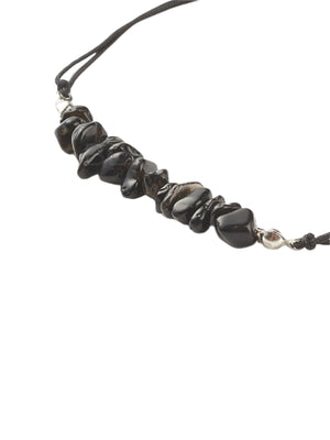 “BLACK OBSIDIAN” Energy Bracelet